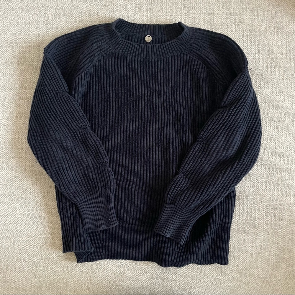 Navy blue Margaret O’Leary sweater